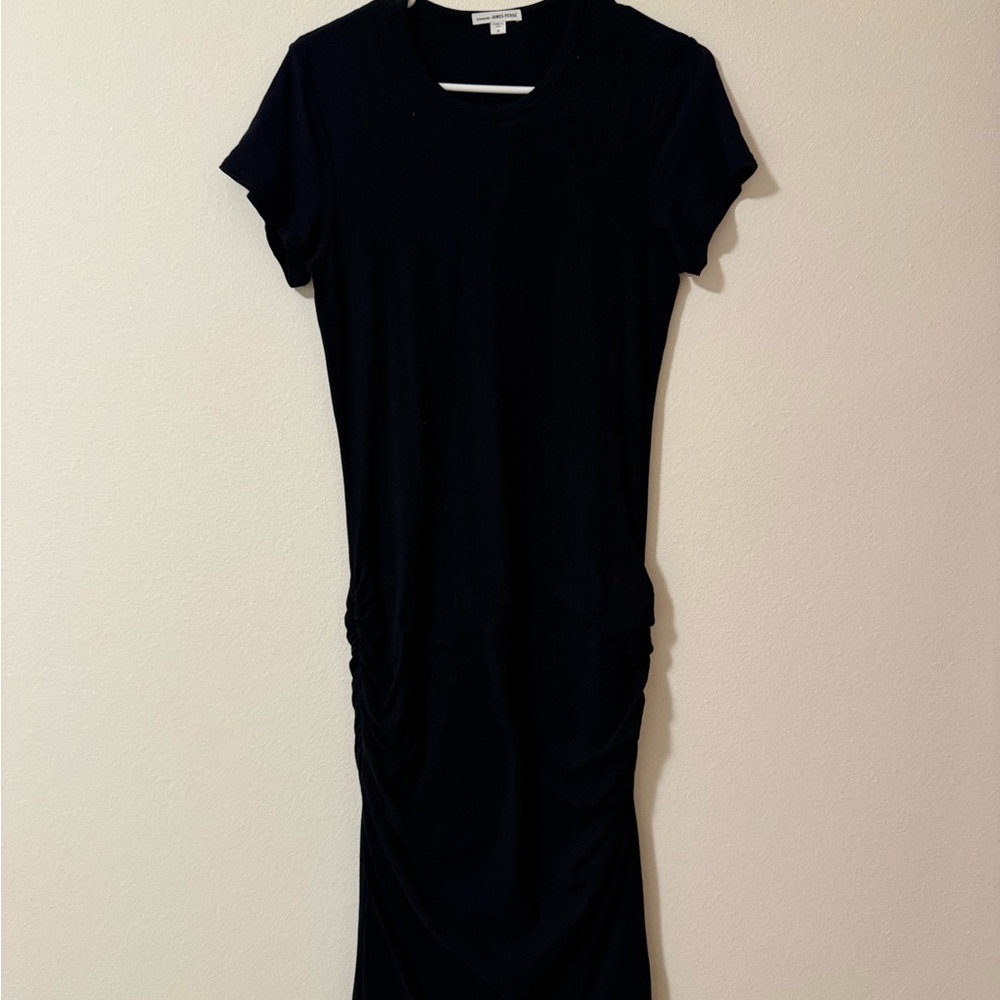 James Perse Navy Short Sleeve Dress